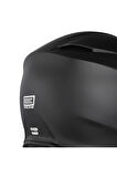 Delta Basic Mat Siyah çene Açılır Kask