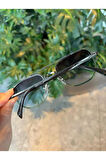 Energy Metal Çerçevesiz Siyah İnce Hafif Güneş Gözlüğü uv400 koruma Premium Gözlük
