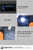 ENERJİTEM Kablosuz Şarj Özellikli(İPHONE VE VB),taşınabilir Güç Kaynağı 140.000 Mah Powerbank 500w