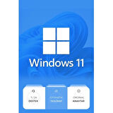Windows 11 Pro Dijital Lisans Anahtarı 32&64 Bit Tr Key Süresiz