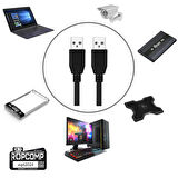 Ropcomp USB Uzatma Kablosu İki Ucu Erkek 100cm