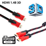 Hdmi Kablosu 1.4B 3D Hdmi Görüntü Monitör Kablosu 100cm