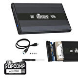 Ropcomp 2.5" USB 3.0 Sata Harici Harddisk Kutusu Metal