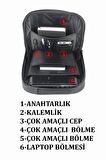 Case Club Evrak ve Sırt Çantası 15,6" -16" inç Laptop Bölmesi Özel Tasarım Organizer İç Bölme