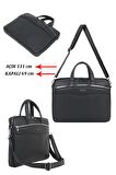 Case Club Macbook Pro Air Uyumlu Slim Laptop Çantası 13,3''- 14'' inç Omuz Askılı Darbe Emici Su Geçirmez Dış Yüzey