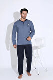 Uzun Kollu Erkek Pijama Takımı