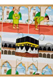 Dini Eğitici Eğlenceli Renkli Abdest ve Namaz Puzzle Erkek Çocuklar Için Ikili Oyuncak Seti
