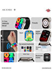 Vestel/reeder Uyumlu Watch 8 Hk9 Pro Chatgpt Yapay Zeka 2.05 Hd Amoled Ekran Akıllı Saat