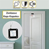 BUFFER® Yangına Dayanıklı Sıva Üstü Tüm Kapılar İçin Uygun Otomatik Kapanan Hızlı Otomatik Kapı Kapa