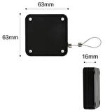 BUFFER® Yangına Dayanıklı Sıva Üstü Tüm Kapılar İçin Uygun Otomatik Kapanan Hızlı Otomatik Kapı Kapa