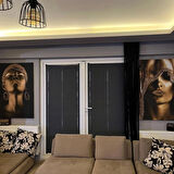 Plise Perde Cam Balkon Perdesi - Ev Perdesi Premium Serisi ( Askılı veya Vidalı)