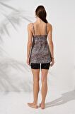 Pierre Cardin Lısa Şortlu V Yaka Tankini 231500-D 
