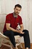Kly Polo Yaka Erkek Pijama Takım 