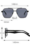 Unisex Metal Çerçeveli Uv400 Korumalı Güneş Gözlüğü es221