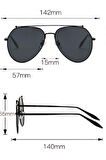 Unısex Polarize Korumalı Polıce Güneş Gözlüğü
