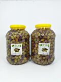Manzalina Cinsi Tatlanmış Dilme Zeytin 2'li Paket 5 Kg+5 Kg