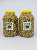 Mudanya Cinsi Yeşil Dilme Tatlanmış Zeytin 2'li Paket 5 Kg+5 Kg