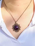Doğal Taş Oniks Doğal Taşlı Otantik Kadın Kolye 45 Cm Zincirli euk19amt