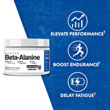 Evogen Beta Alanine Powder Performance Enhancer | Boost Endurance, Delay Fatigue 60 Servis