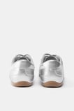 ALLBUCKS Pull & Bear Hakiki Deri Parçalı Metalik Retro Spor Ayakkabı Sneaker ABPNB00023