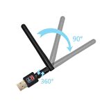 150Mbps 2Dbı Antenli Mini Wireless Usb Adaptör Wifi Uydu Alıcı
