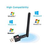 150Mbps 2Dbı Antenli Mini Wireless Usb Adaptör Wifi Uydu Alıcı