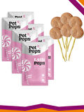 Lollipops Tavuk Ciğeri Kefir Dondurularak Kurutulmuş Kedi Köpek Ödülü Lolipop 6'lı Lolipopu