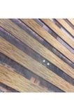 Ithal Bambu Kahverengi Bambu Stor Zebra Perde Etek Dilimsiz
