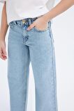 Kız Çocuk Wide Leg Geniş Paça Jean Pantolon