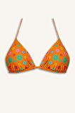 DeFacto x Declara Çiçekli Üçgen Bikini Üstü C5760AX24HSOG313