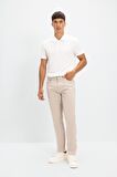 DeFacto Chino Kanvas Pantolon Slim Fit Dar Kesim Pamuklu Esnek Dar Paça C9441AX24AUBG170
