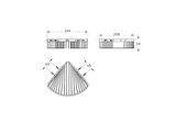 VitrA Base 200 A44159 Tekli Süngerlik, Krom