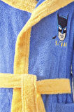 Özdilek Batman Gotham City Lisanslı Kapüşonlu Çocuk Bornozu 5/6 Yaş