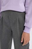 DeFacto Kız Çocuk Baskılı Beli Paçası Lastikli Jogger Eşofman Altı D9170A824AUGR93