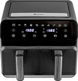 Karaca Multifry Xxxl 4+4 Litre Dijital Twin Iki Hazneli Airfryer