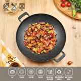 Violet Döküm Sac Kavurma&Gözleme Tavası