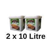 Ceviz Kabuğundan Yapılmış Doğal Kedi Kumu 2'li; Aktif Karbonlu, %100 Organik