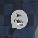 Artema Root Round A42694 Ankastre Termostatik Banyo Bataryası, Sıva Üstü Grubu, Krom