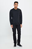 2'li Paket Pamuklu Standart Fit Normal Kesim Bisiklet Yaka Sweatshirt