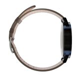 Fro LW38 Siyah Kasa 38 mm Kahverengi Kordon Akıllı Saat
