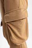 DeFacto Erkek Çocuk Kargo Cepli Beli Bağcıklı Lastikli Paça Jogger Pantolon B6631A824SPBG324