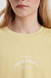 DeFacto Boxy Fit Bisiklet Yaka Baskılı Kalın Sweatshirt C5385AX23CWGN657