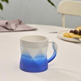 Karaca Soft Touch Geo Kupa 450 ml Mavi