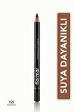 Flormar Suya Dayanıklı Mat Göz Kalemi (KAHVE) - Waterproof Eyeliner - 105 Warm Brown - 8690604109050
