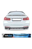 Bmw F30 Spoiler Bagaj Üstü Sunplex Piano Black 2012-2018 Arası