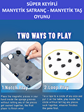 SÜPER KEYİFLİ MANYETİK SATRANÇ - MANYETİK TAŞ OYUNU - HARİKA VAKİT GEÇİRMEK İÇİN