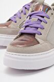mnpc Kız Çocuk Gri Günlük Sneaker Ayakkabı