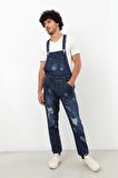 Erkek Jean Tulum Pantolon Lacivert
