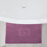 Homedius Banyo Kareli Ayak Desenli Pamuk Ayak Havlusu 50x70cm