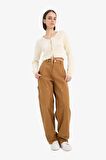 DeFacto Coool Baggy Fit Gabardin Pantolon Cepli Normal Bel E4028AX25SPBG633